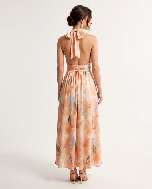 Vestido Melocotón Imperial