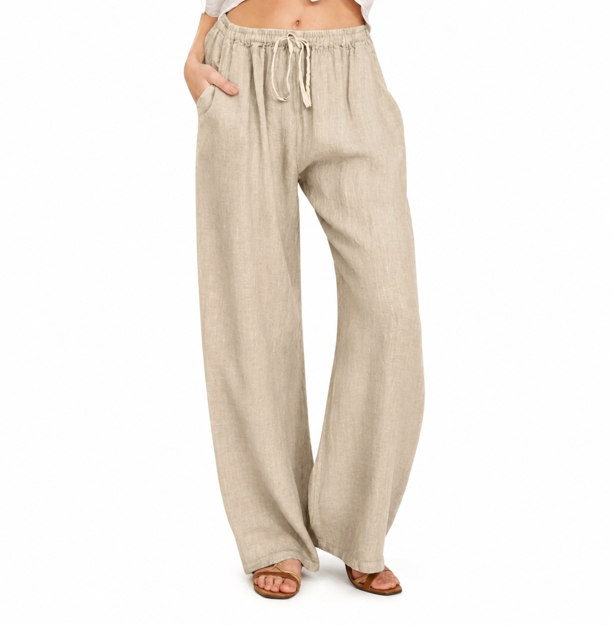 Pantalones Lucía - color Verde - Elva Rose