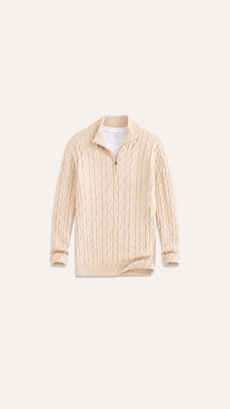 Jersey Celeste - color Beige - Elva Rose