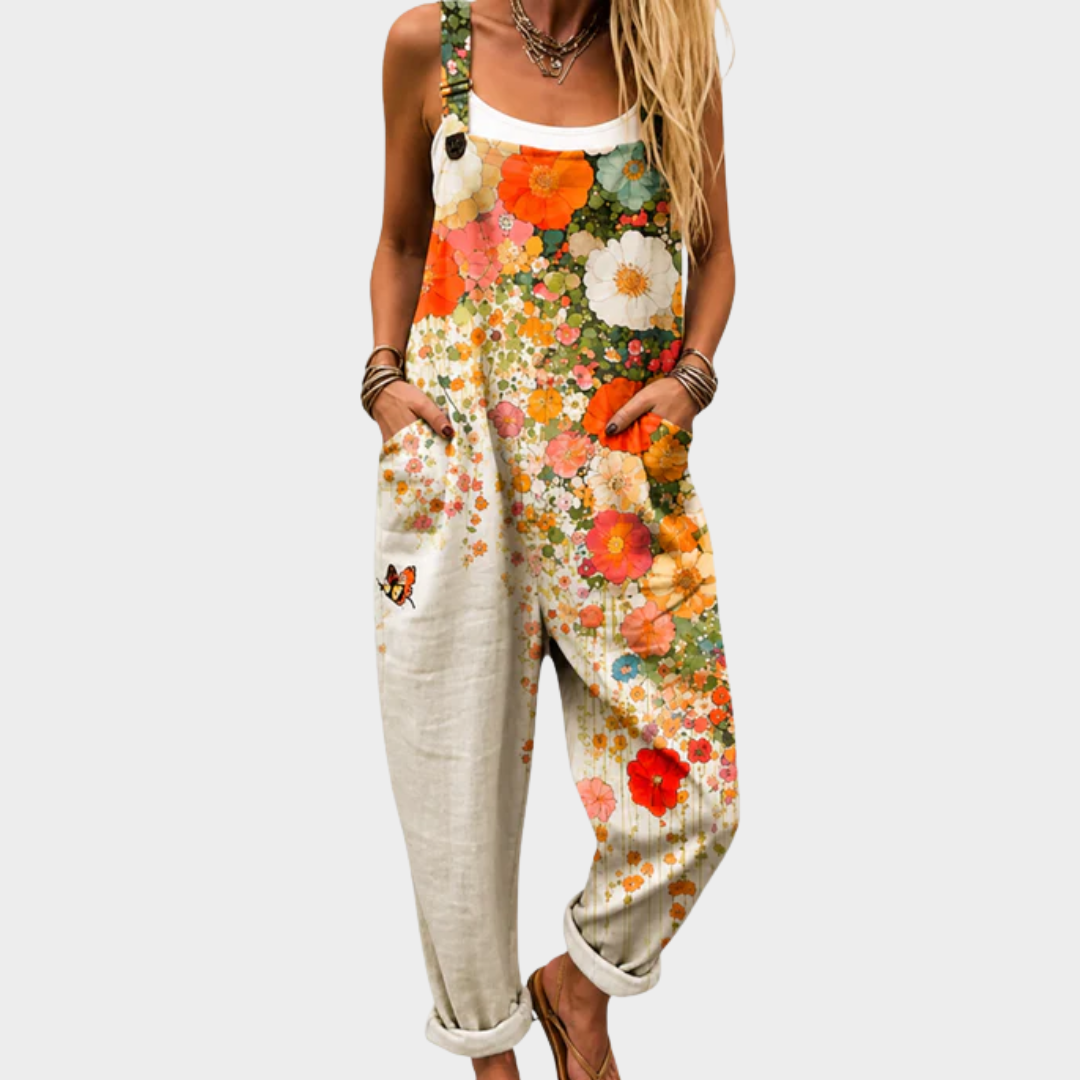 Mono estampado de flores