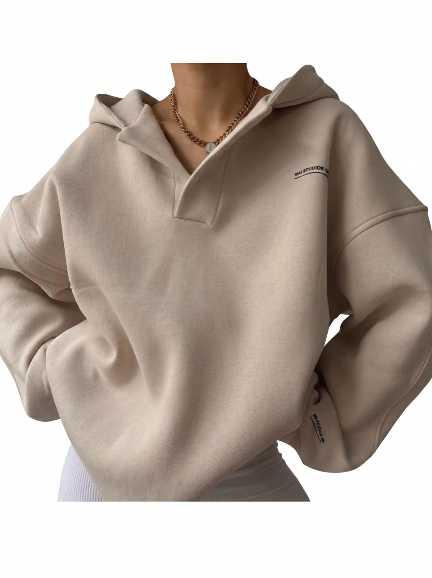 Sudadera Camila - color Beige - Elva Rose