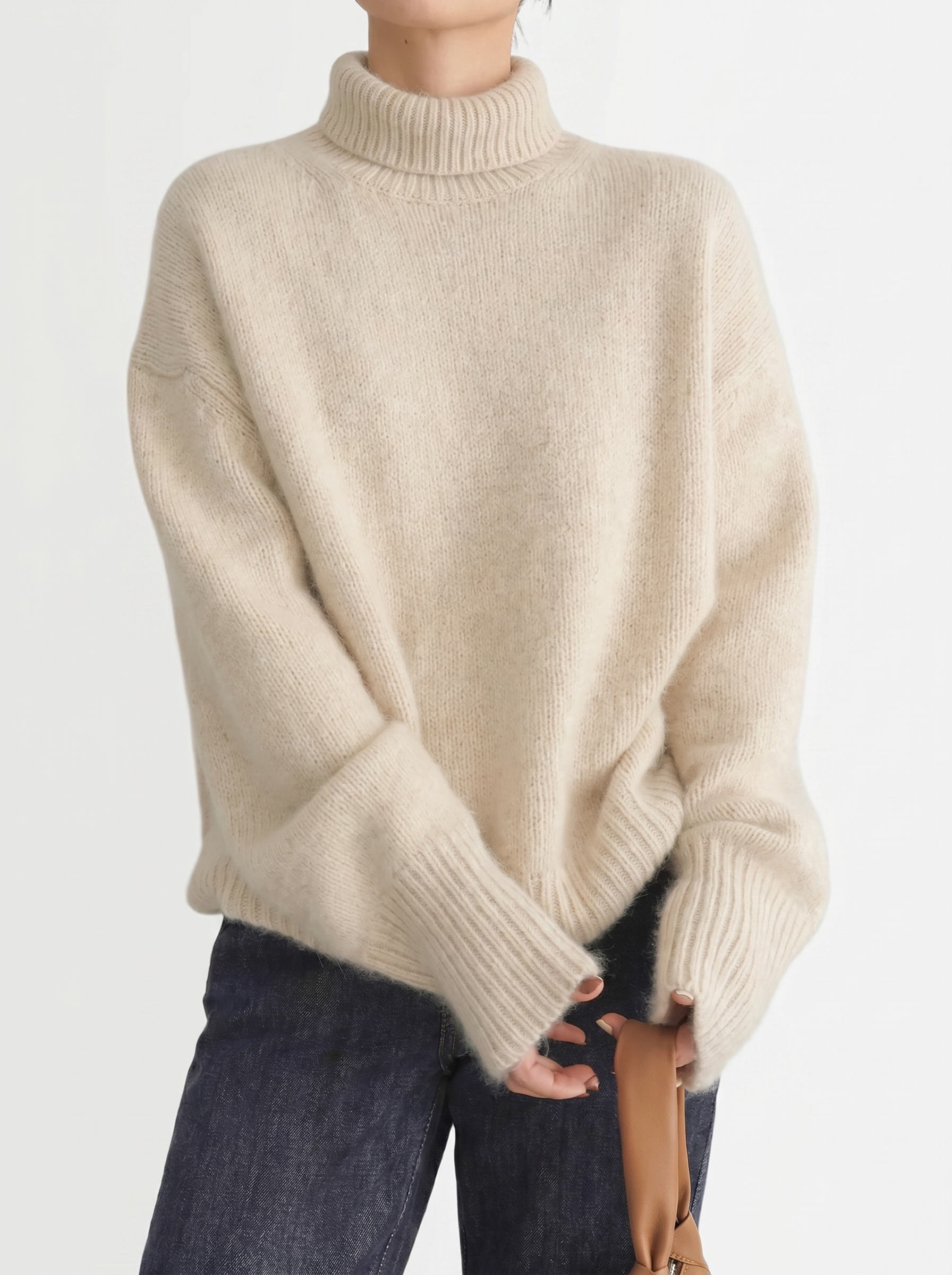 Jersey Victoria - color Beige - Elva Rose
