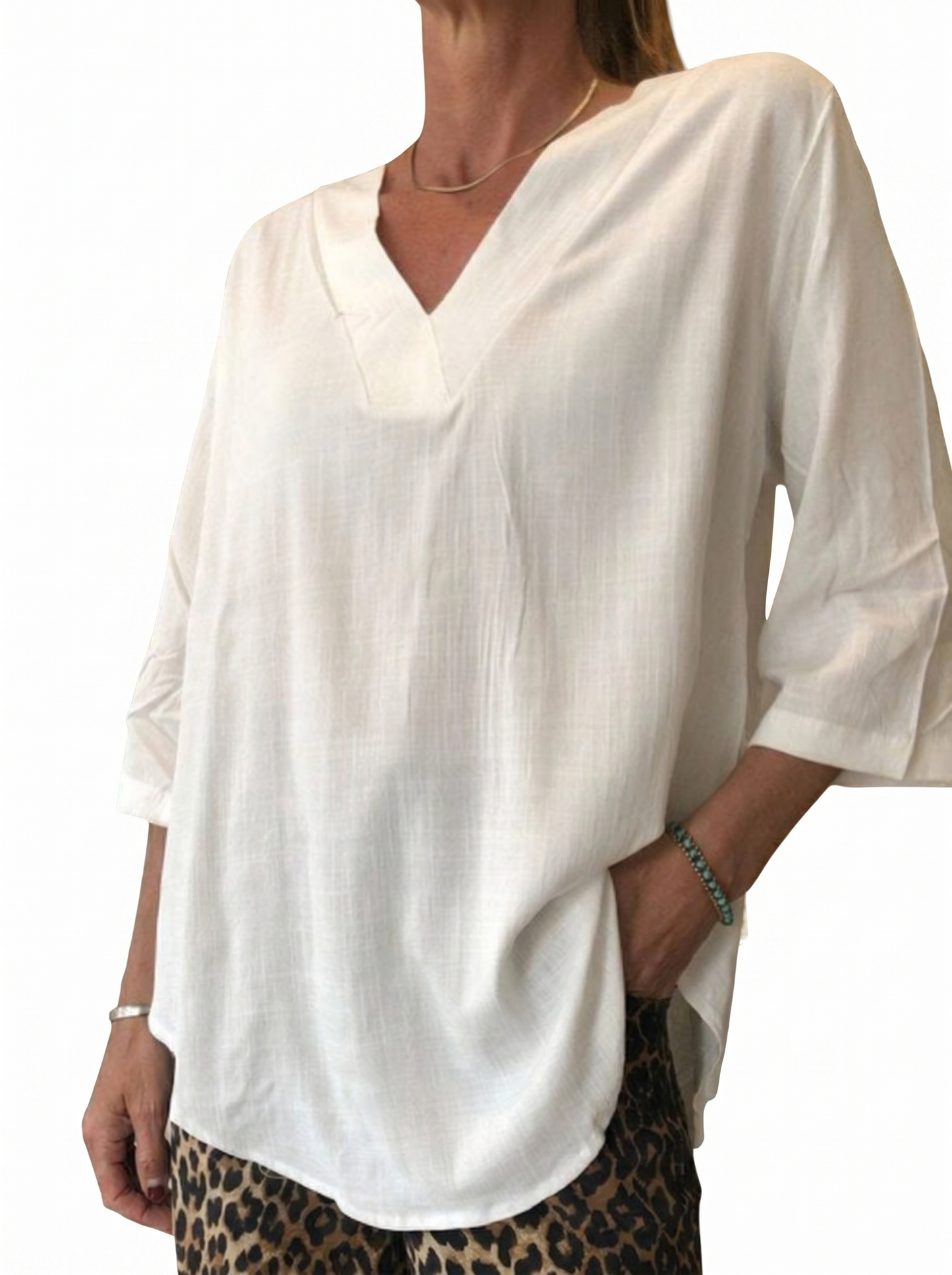 Blusa Elis - color Blanco - Elva Rose