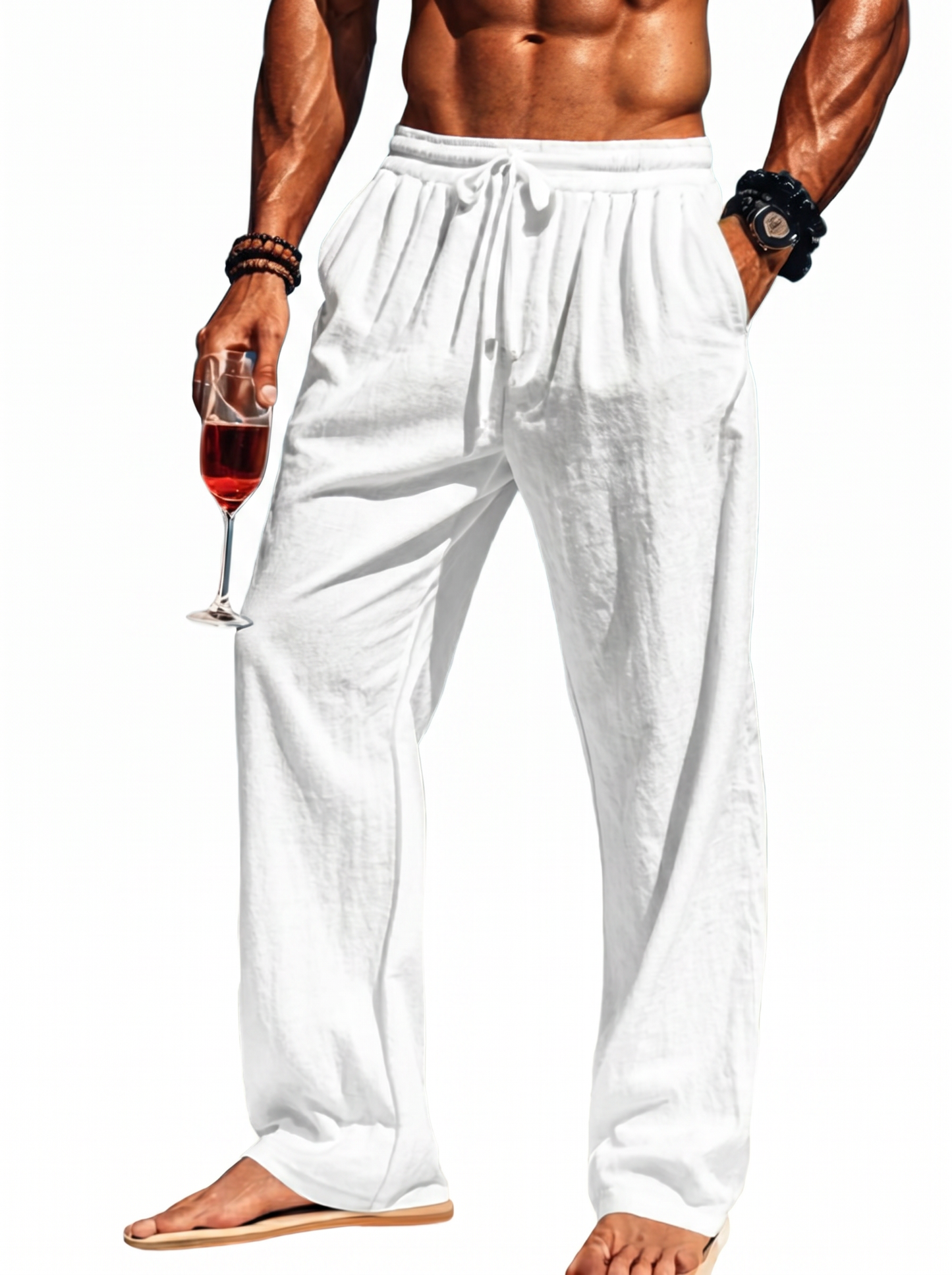 Pantalon Luciano - color Blanco - Elva Rose