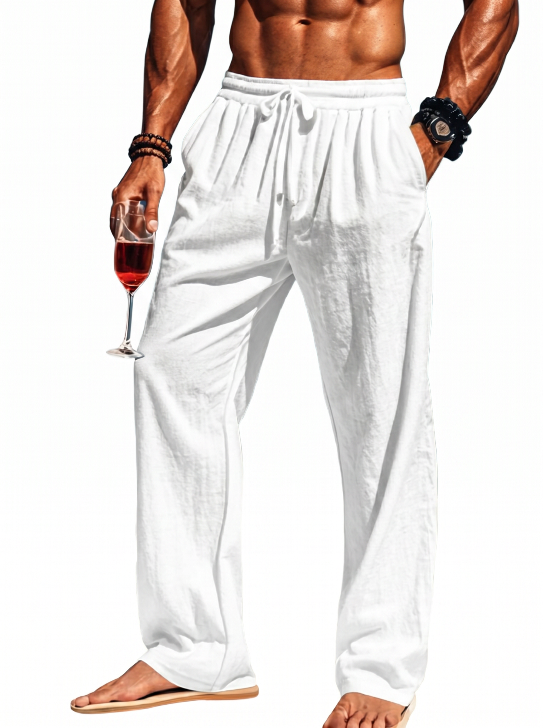 Pantalon Luciano - color Blanco - Elva Rose